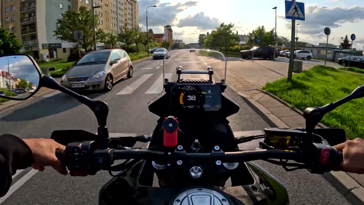 CFMOTO MT 450 | IBEX 450 | Warsaw Poland | 4K | Ride Video POV