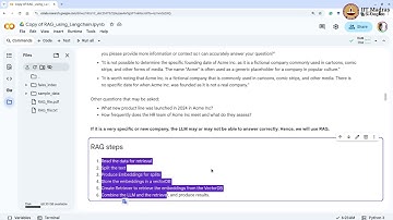 W7L2: Demonstration of RAG using LangChain