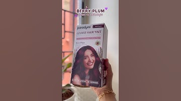 Dyeing my hair with Birds of Paradyes NO BLEACH hair color ✨ GLOSSY HAIR TINT Berry Plum 💜