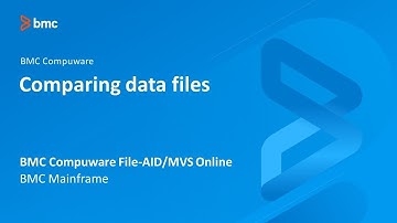 BMC Compuware File-AID/MVS Online - Comparing data files