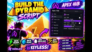 [🎃] Build the Pyramid! keyless script  #fyp #discord  #viral  #robloxscript