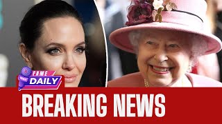 Angelina Jolie Praises Queen Elizabeth Calls Her A Lovely Lady Who Cares About The Future