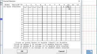 Enabling Channels with a DI-4108