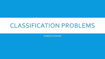 Classification Problems in Machine Learning