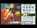 I scammed a scammer in skyblock blockman go  skyblock blockmangoskyblock