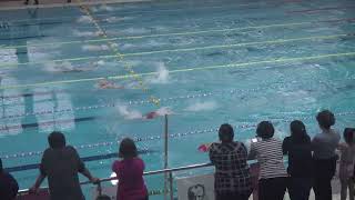 Kızlar, 50M Kelebek Yüzme Yarışı 11-12 Yaş Seri 8