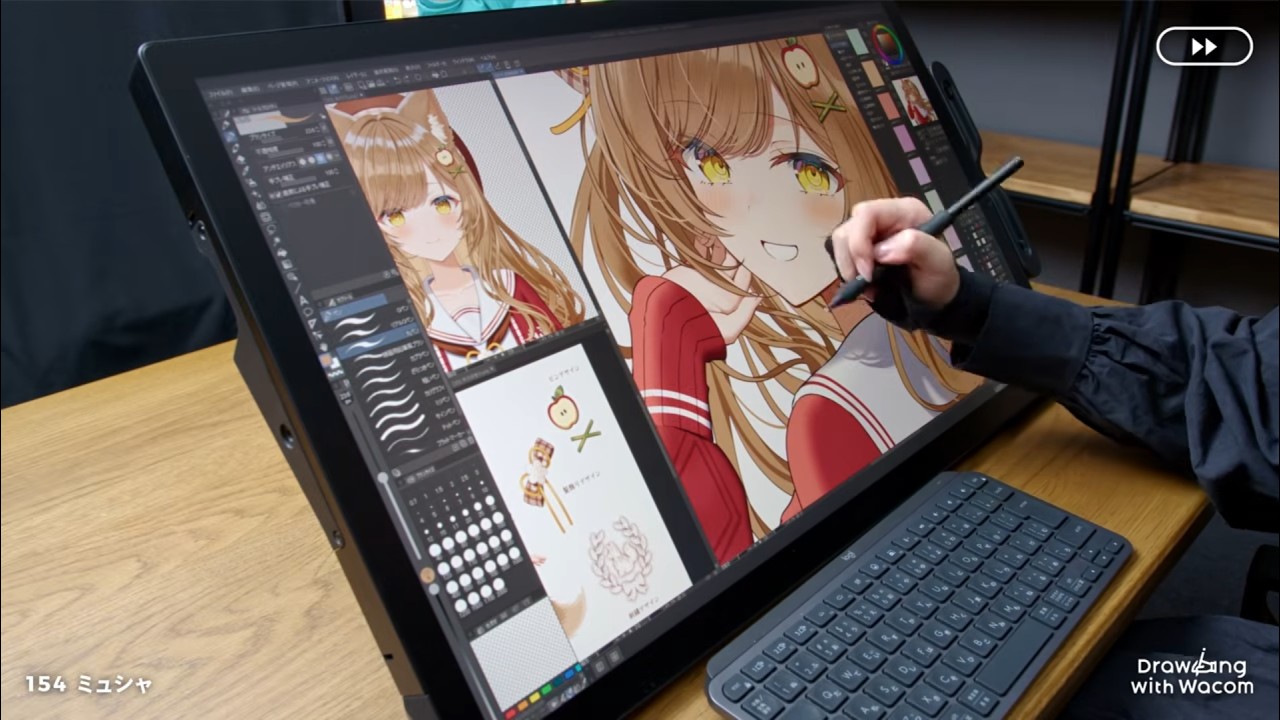 イラストレーター ミュシャ - Drawing with Wacom(DwW)