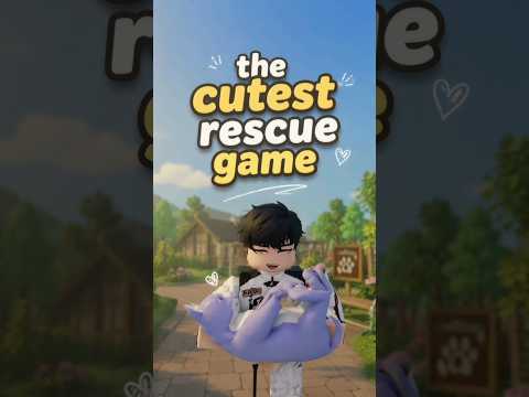 Rescuing Abandoned Pets in Roblox! #rescuepets #shorts #roblox