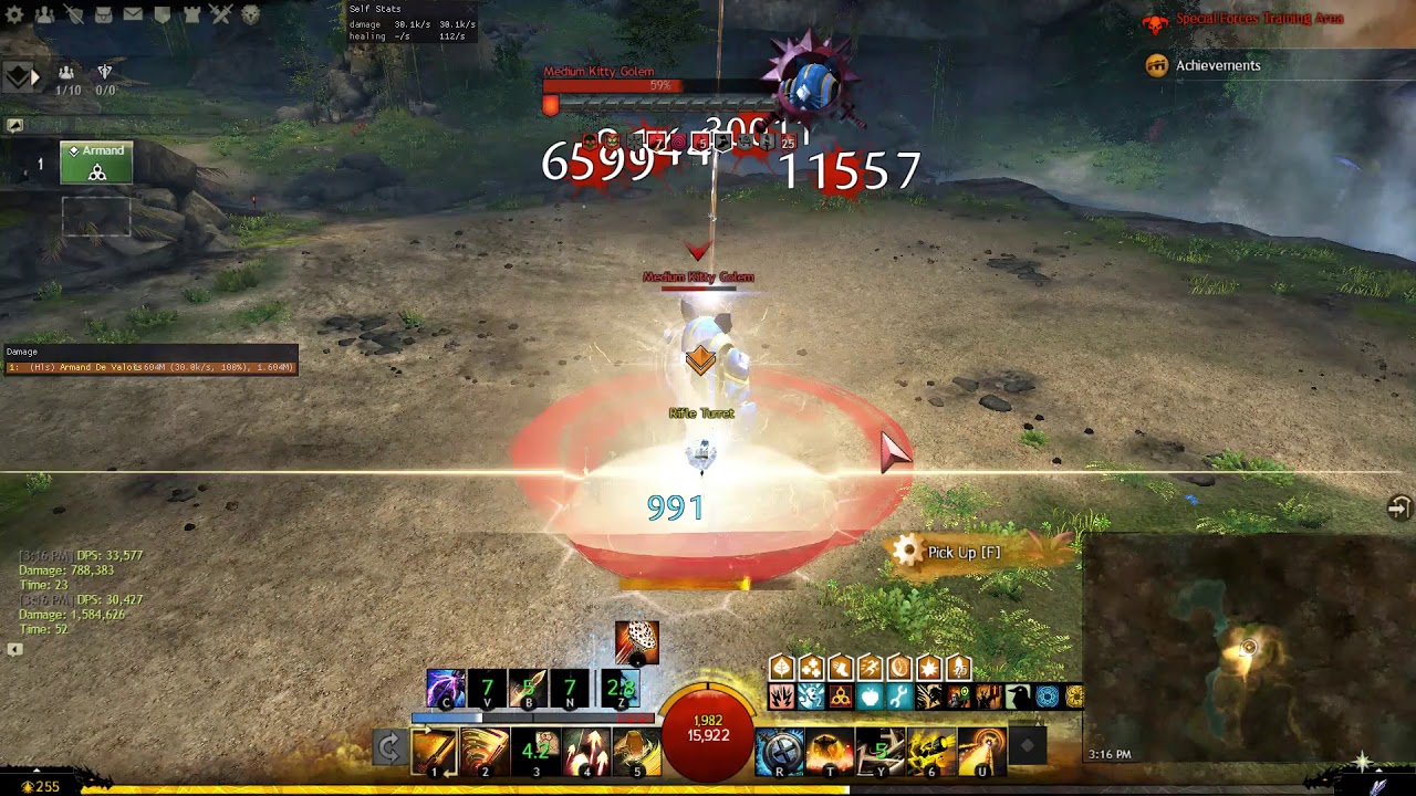 Kitless Holo golem training