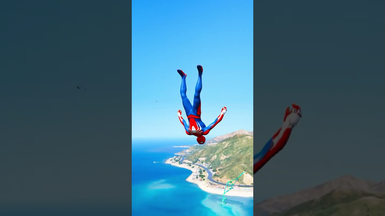 GTA 5 Epic Ragdolls RED SPIDERMAN VS RED MINION VS GREEN MINION (Physics & Funny Fails) ep.1