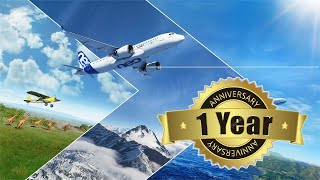 Flight Simulator 1 year anniversary...Flying with you