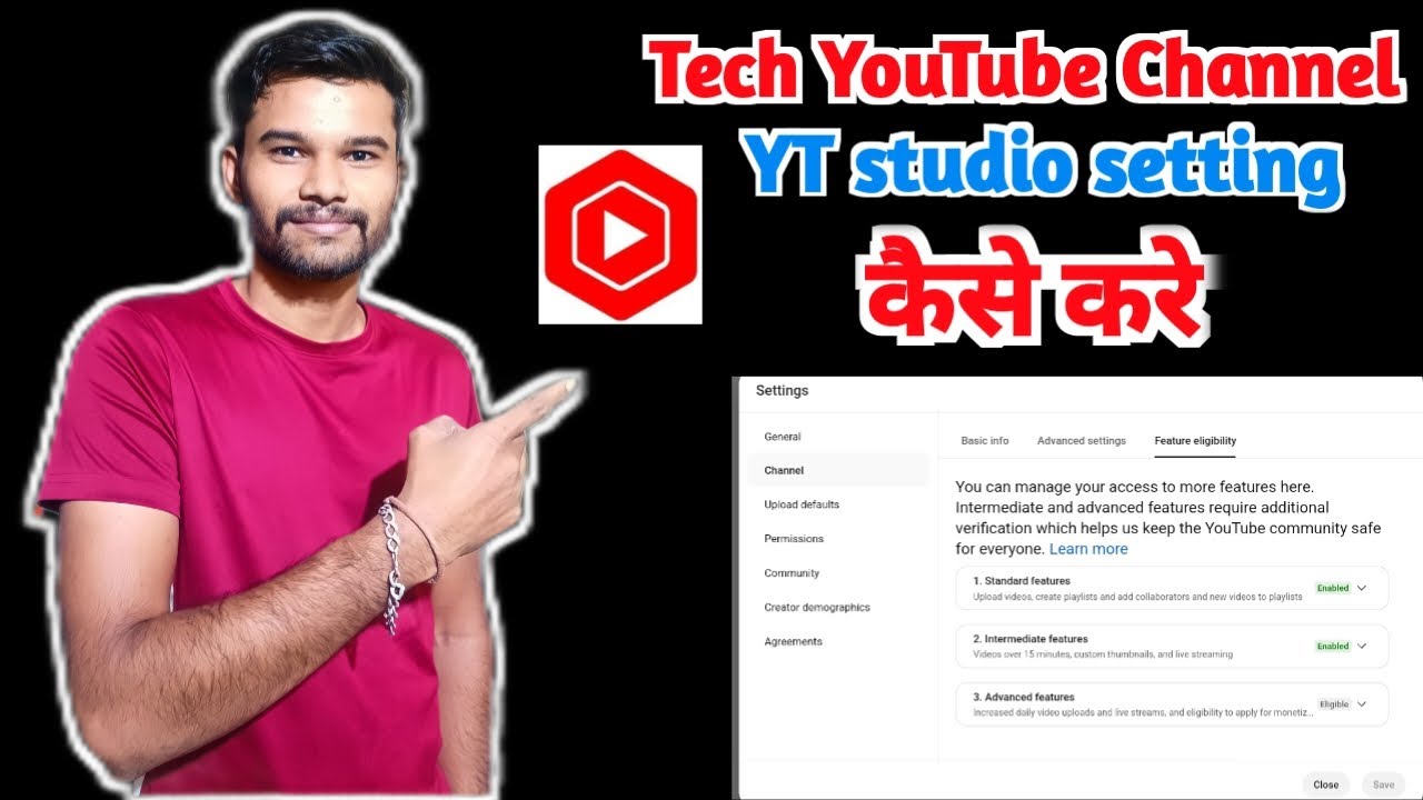 Tech YouTube channel ki setting / chrome browser se kaise kare / how to ...
