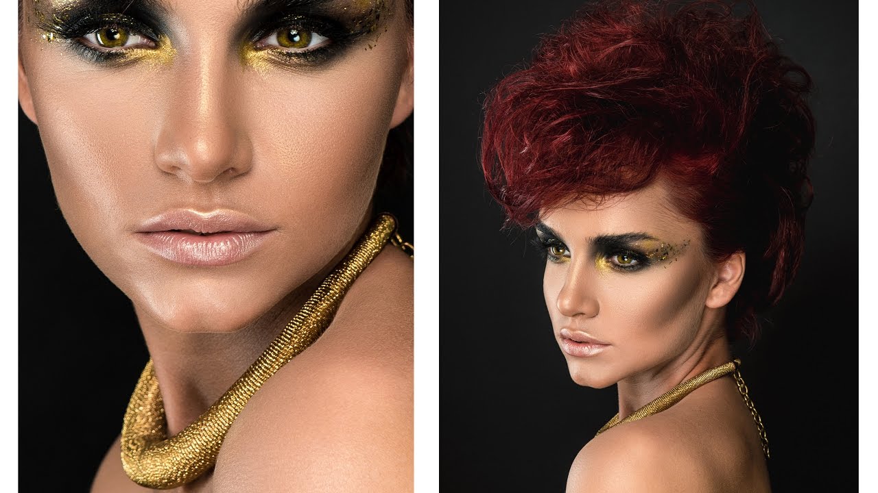 Making Of Black & Gold Photo Shoot