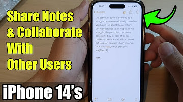 iPhone 14/14 Pro Max: How to Share Notes & Collaborate With Other Users