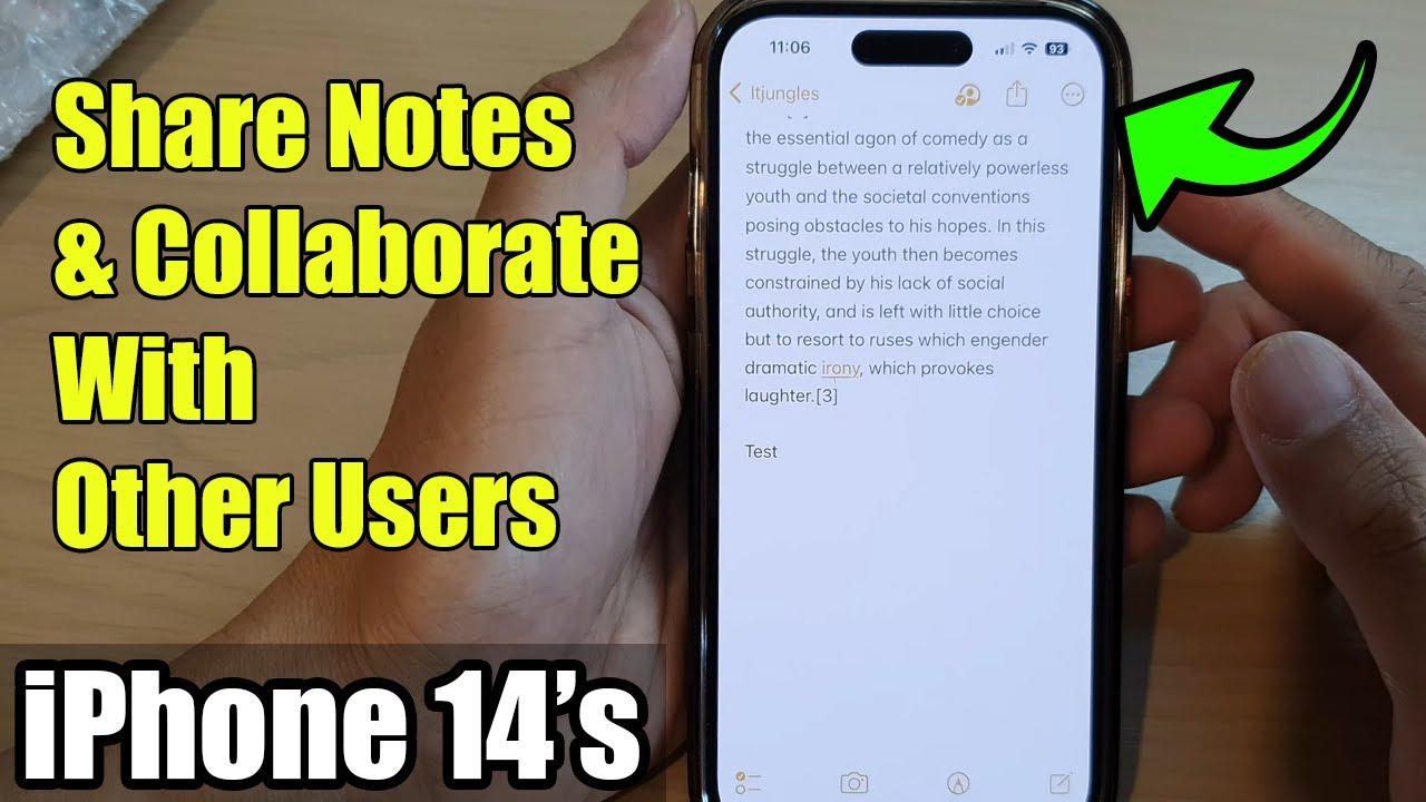 How to collaborate with others in the Notes app on iPhone and iPad