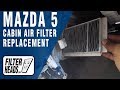 How to Replace Cabin Air Filter 2012 Mazda 5