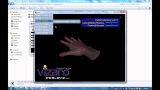 Python - 3D hand model demo - avatar