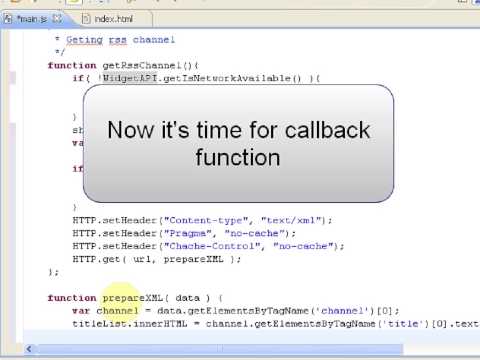 Development tutorials: Rss reader - part 2