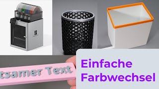 Bambulab Einfaches Multicolor Mit Und Ohne Ams