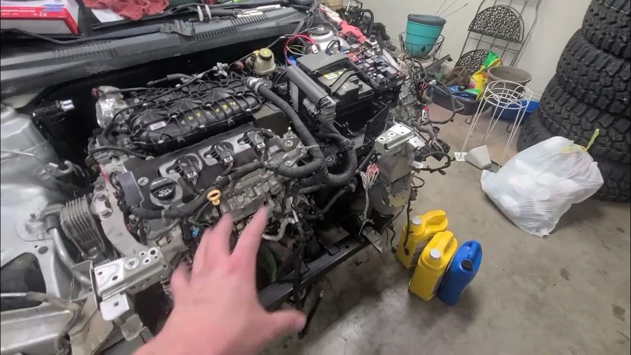 LFX swap Chevy Cruze 1.4 turbo to 3.6 V6 Part 4 - YouTube