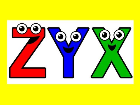 "Alphabet Backwards" - Sing ZYX, ABC Song, Kids Learning Nursery Song, Teach Phonics, ABC123