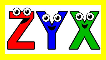 "Alphabet Backwards" - Sing ZYX, ABC Song, Kids Learning Nursery Song, Teach Phonics, ABC123