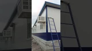 site project of Shree cement #office setup with puf panel #insulation #shreecement #construction