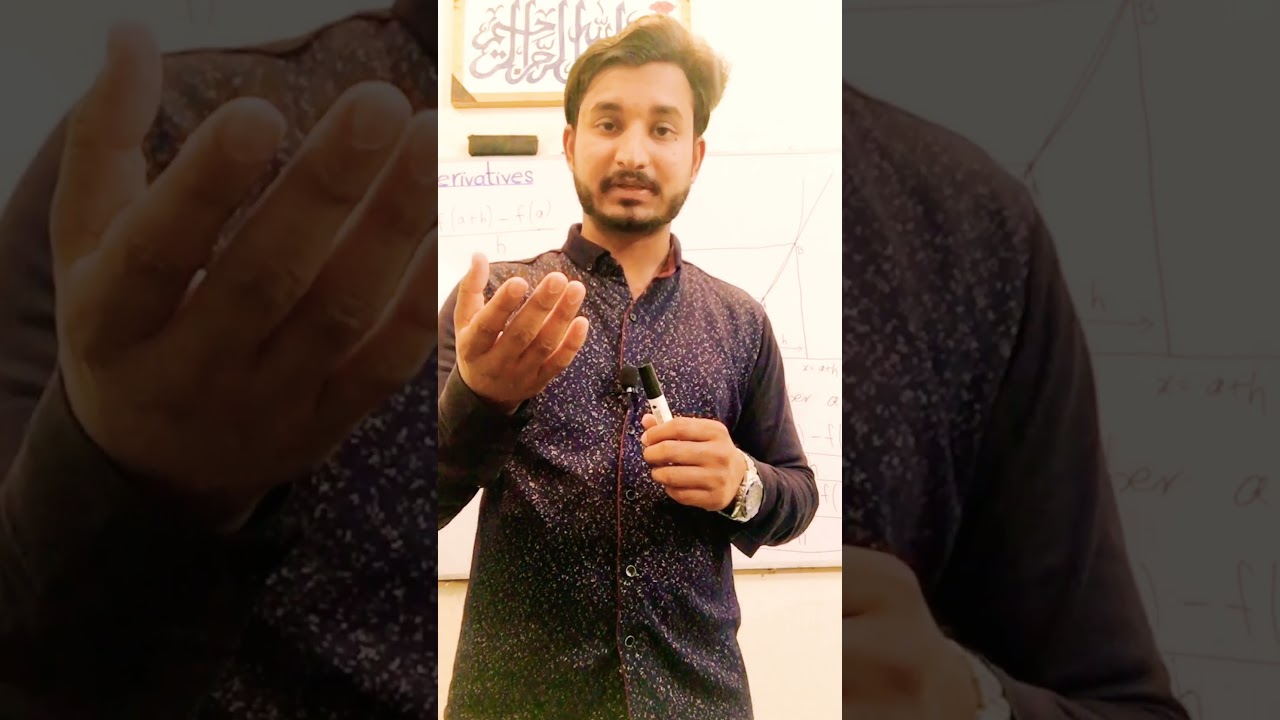 Define slope for curve and explain Derivatives| Derive formula for Derivative| 