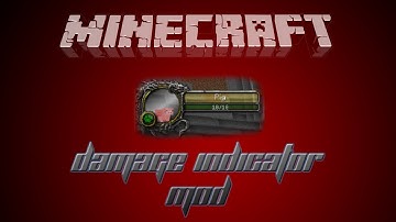 Minecraft Mod Review | Damage Indicators Mod
