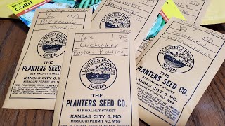 Seeds from Kansas! package opening from The Planters Seed Co.