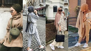 Hi̇jab Outfi̇ts 2019 &Tesettür Gi̇yi̇m Kombi̇n Öneri̇leri̇& Spor Şikkapalilar İçi̇n Rahat Kombi̇nler