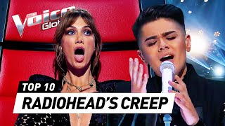 UNIQUE covers of Radiohead's CREEP on The Voice