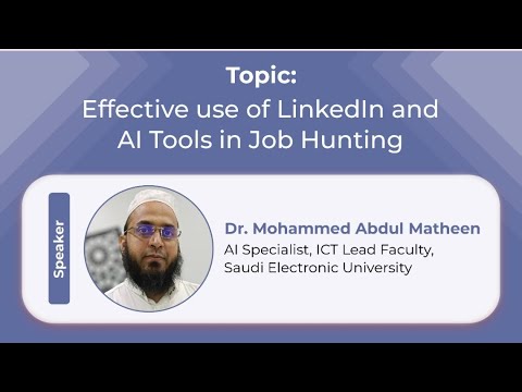 Mastering LinkedIn & AI Tools for Job Hunting - CAREER GUIDANCE WEBINAR ...