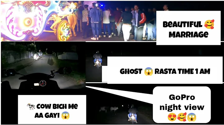 GOPRO HERO 9 NIGHT VIEW  || MARRIAGE ME SE RATKO 1...