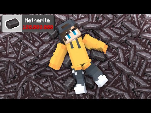 ماين كرافت ولكن جمعت 100 000 000 حبة نذر رايت