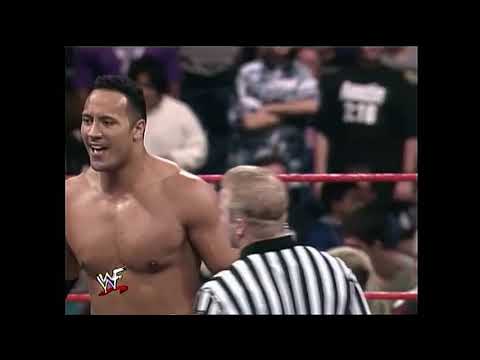 The Rock Vs Steve Blackman February 23 1998