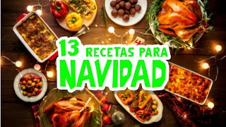 13 RECETAS caseras para NAVIDAD