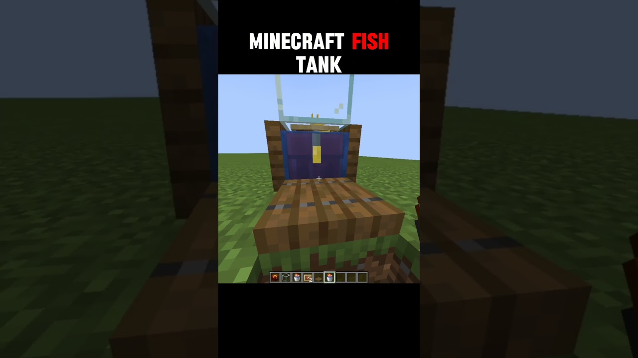 You Won’t Believe This Minecraft Fish Tank 😱