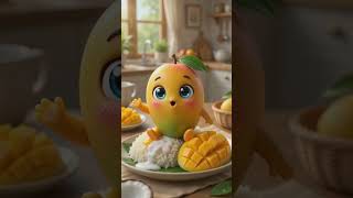 Mango sticky rice recipe..watch till end..🥭🍚💕 #MangoStickyRice #aishorts #aivideo #trending #viral