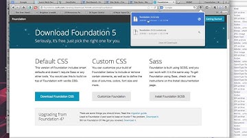 Getting Started With Foundation 5