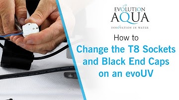 How to change the T8 Sockets and Black End Caps on an evoUV