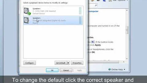 Setting up a microphone in Windows 7