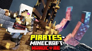 Minecraft Players Simulate a Pirate War in Minecraft Hardcore