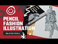 Brustro graphite pencils Fashion Illustration