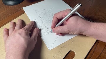 ASMR ghosted planes drawing exercise for drawabox (no talking)
