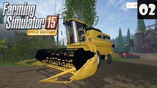 Farming Simulator 15 - Nova Colheitadeira para a Fazenda NEW HOLLAND TC54