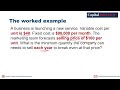 Capital One interview - Break even | Case math series -Video 3/10 | Break even analysis
