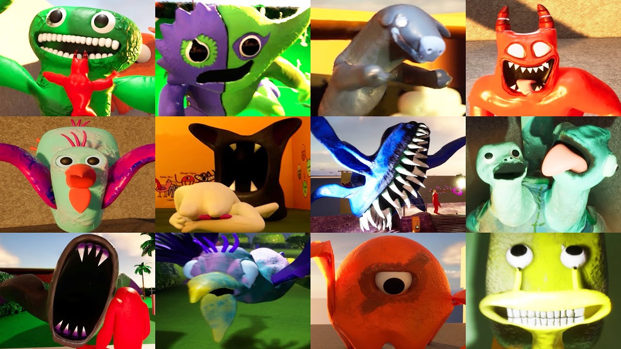 Garten of Banban 1-6 SCARY MOMENTS In Third Person Camera