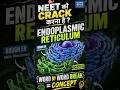 Endoplasmic Reticulum |   Every NEET Aspirant Must Master | Super easy |  NEET Biology #shorts