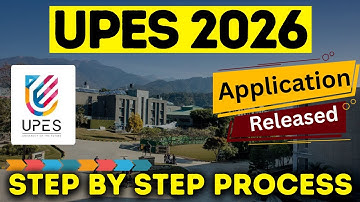 UPES Dehradun 2026 Application Form Filling - How To Fill UPES Application Form 2026